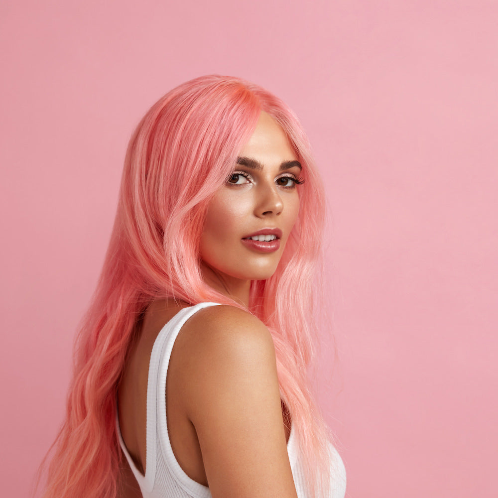 Hair colour trends you can do at home: Pastel pink – Brite